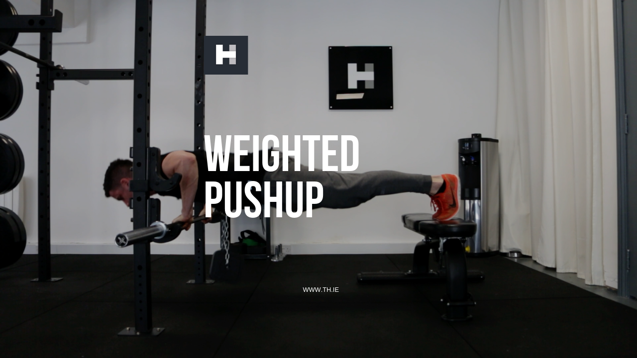 Weighted pushup